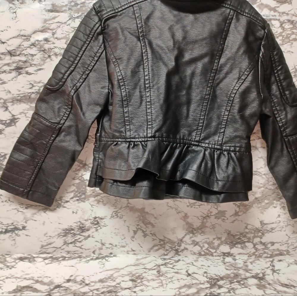 NWOT Urban Republic Girls sz: 3T Faux Leather Jacket - Picture 4 of 7